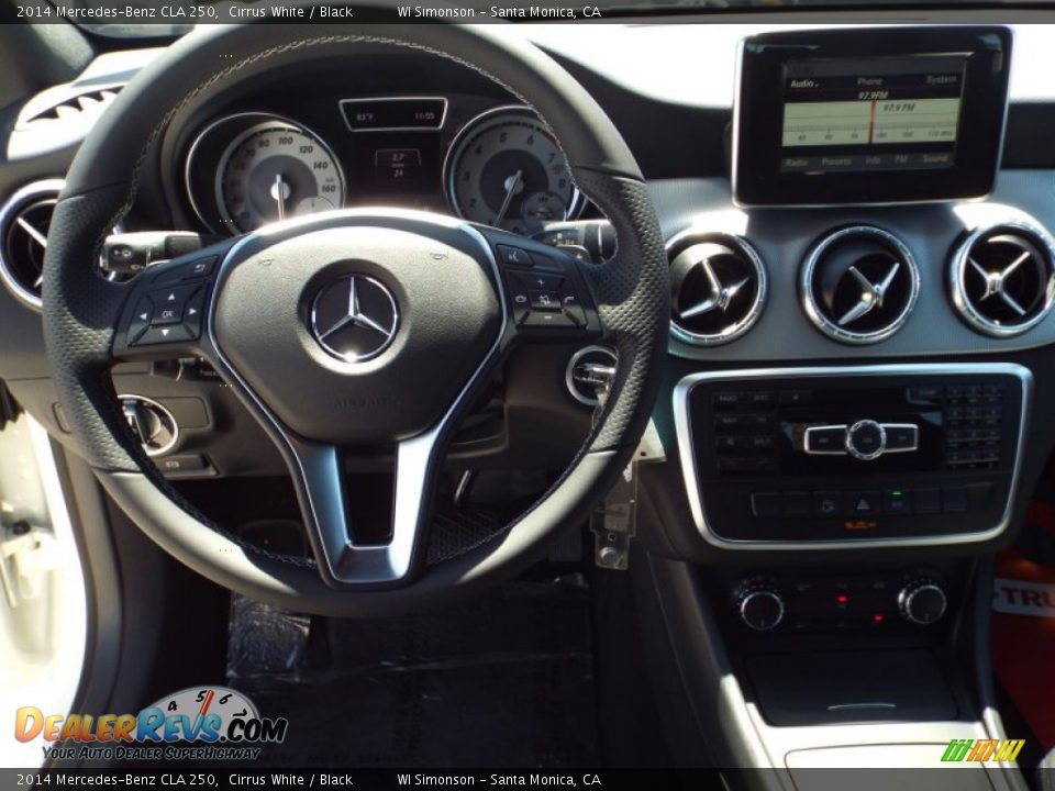 2014 Mercedes-Benz CLA 250 Cirrus White / Black Photo #9