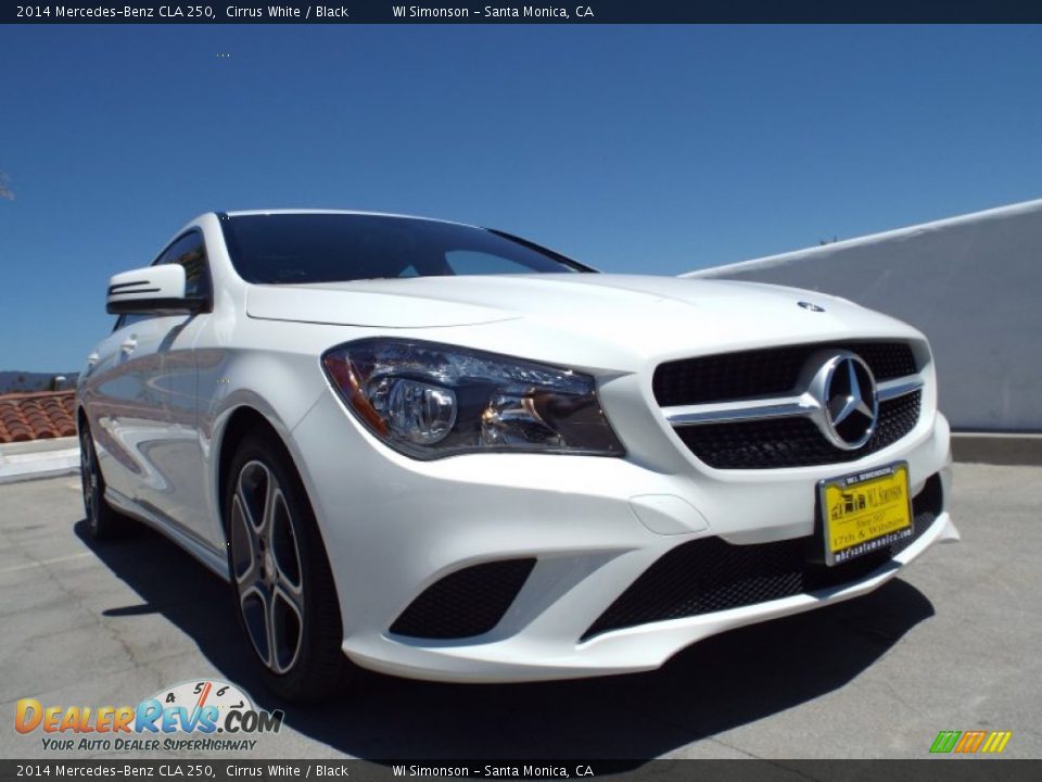 2014 Mercedes-Benz CLA 250 Cirrus White / Black Photo #11