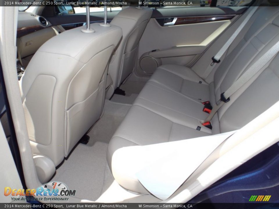 2014 Mercedes-Benz C 250 Sport Lunar Blue Metallic / Almond/Mocha Photo #8