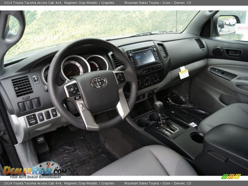 2014 Toyota Tacoma Access Cab 4x4 Magnetic Gray Metallic / Graphite Photo #5