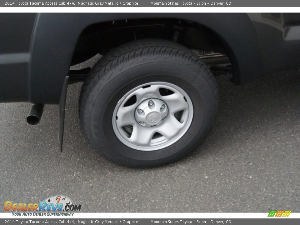 2014 Toyota Tacoma Access Cab 4x4 Magnetic Gray Metallic / Graphite Photo #10