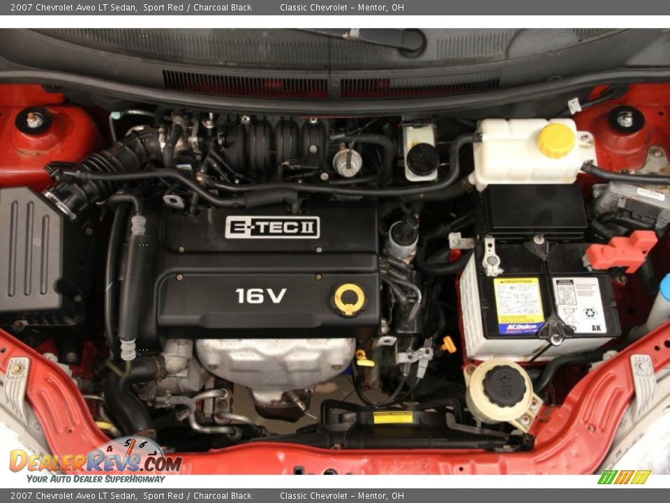 2007 Chevrolet Aveo LT Sedan 1.6 Liter DOHC 16-Valve E-TEC 4 Cylinder Engine Photo #15