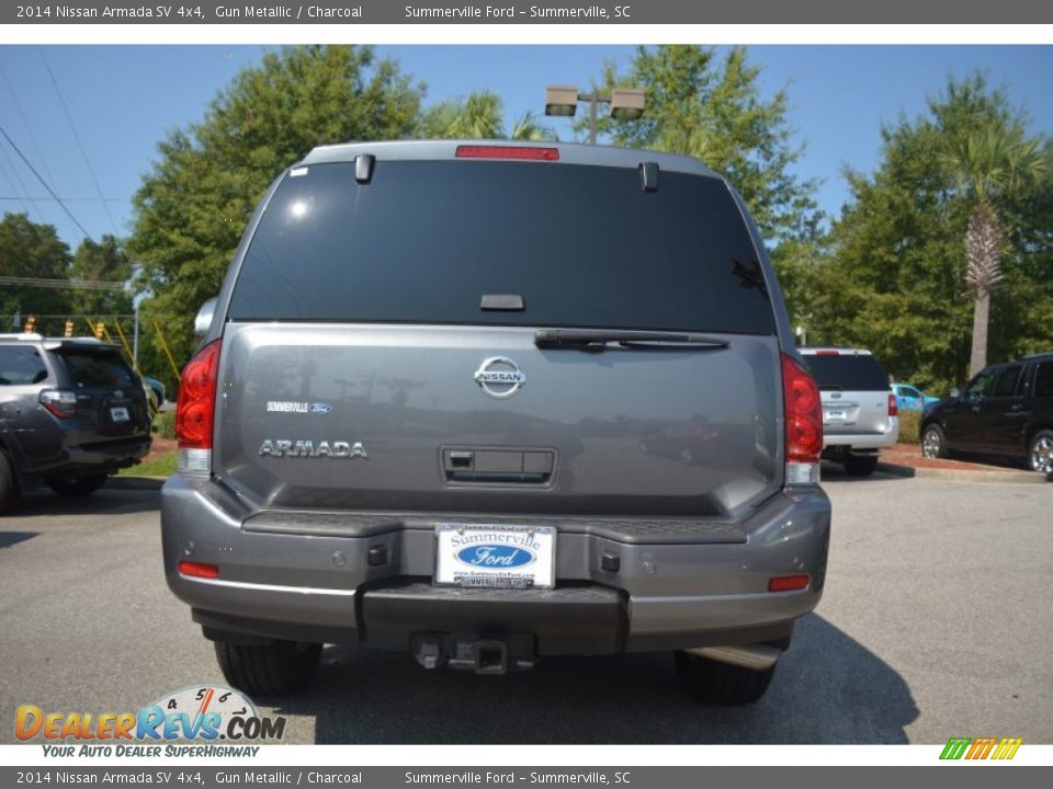 2014 Nissan Armada SV 4x4 Gun Metallic / Charcoal Photo #6