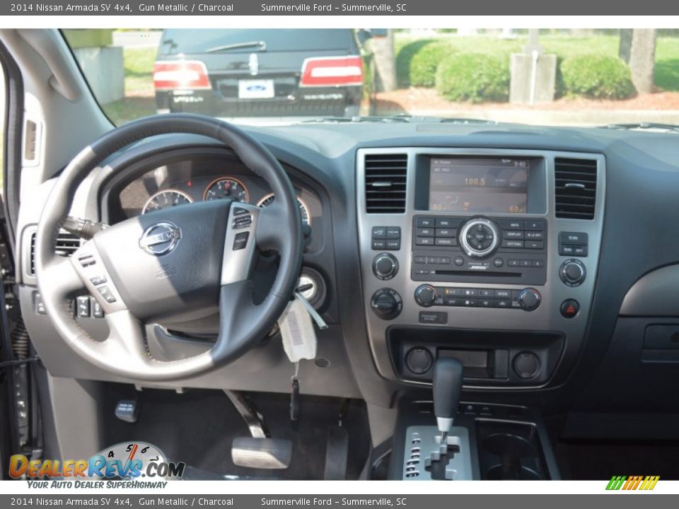 2014 Nissan Armada SV 4x4 Gun Metallic / Charcoal Photo #14