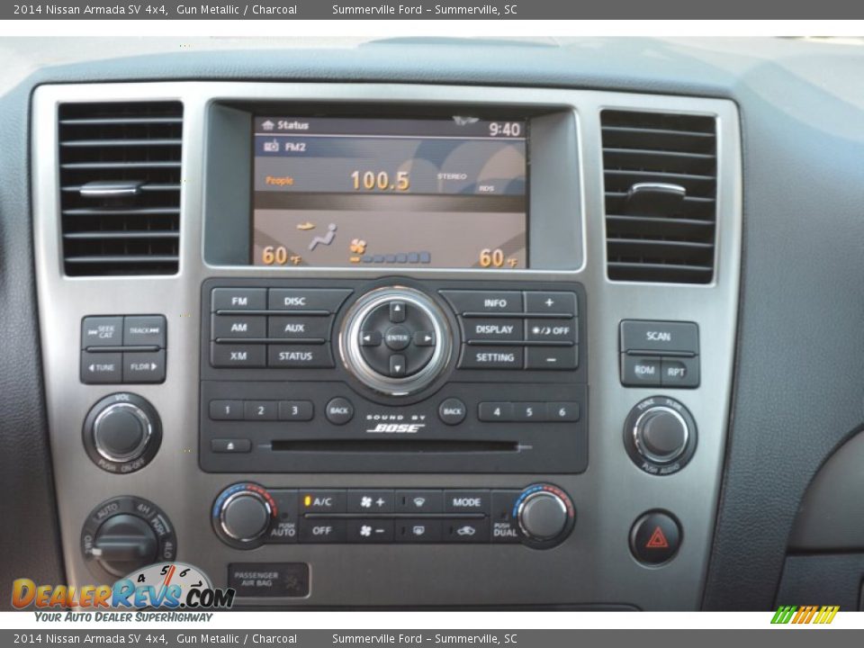 2014 Nissan Armada SV 4x4 Gun Metallic / Charcoal Photo #15