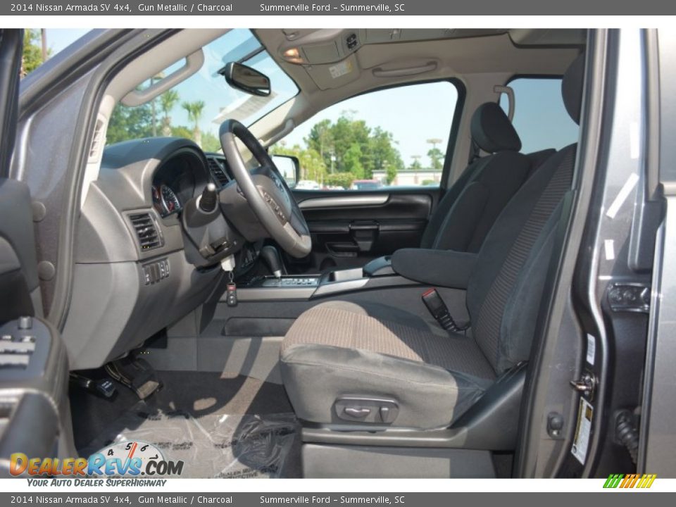 2014 Nissan Armada SV 4x4 Gun Metallic / Charcoal Photo #17