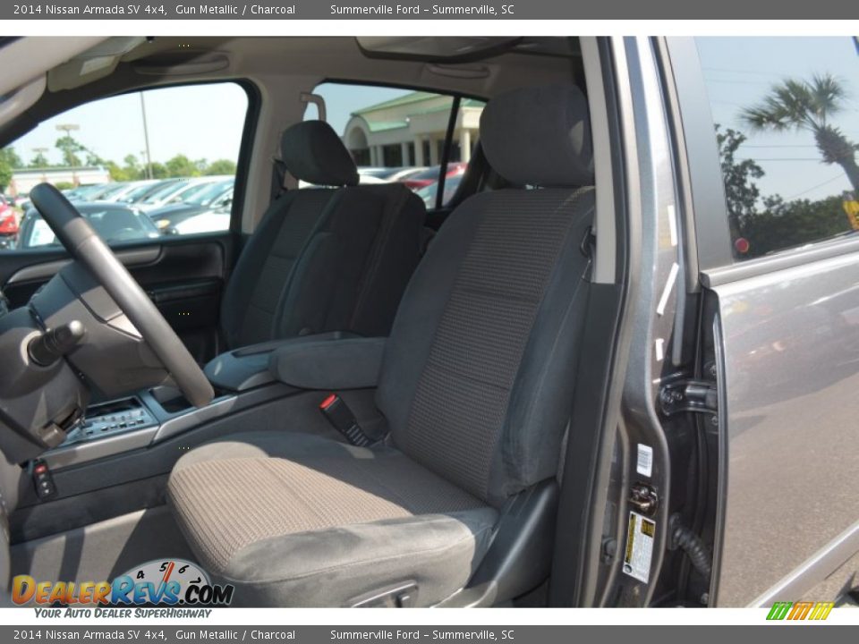 2014 Nissan Armada SV 4x4 Gun Metallic / Charcoal Photo #18