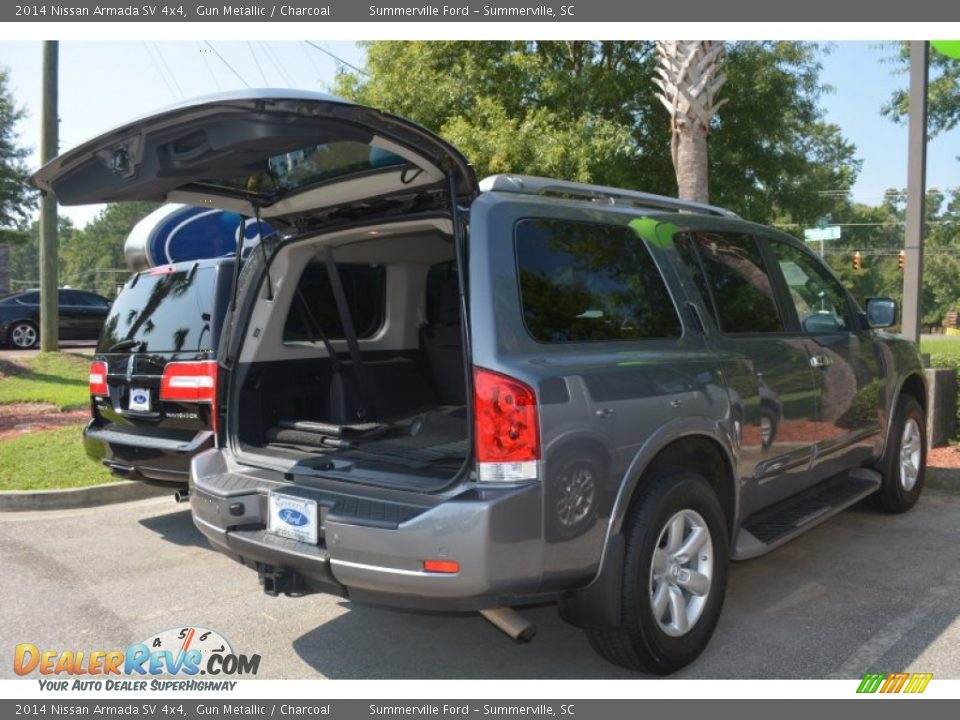 2014 Nissan Armada SV 4x4 Gun Metallic / Charcoal Photo #21