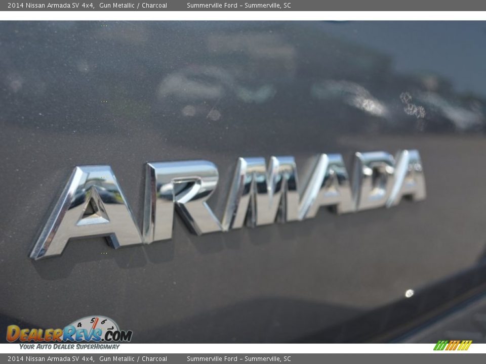 2014 Nissan Armada SV 4x4 Gun Metallic / Charcoal Photo #22