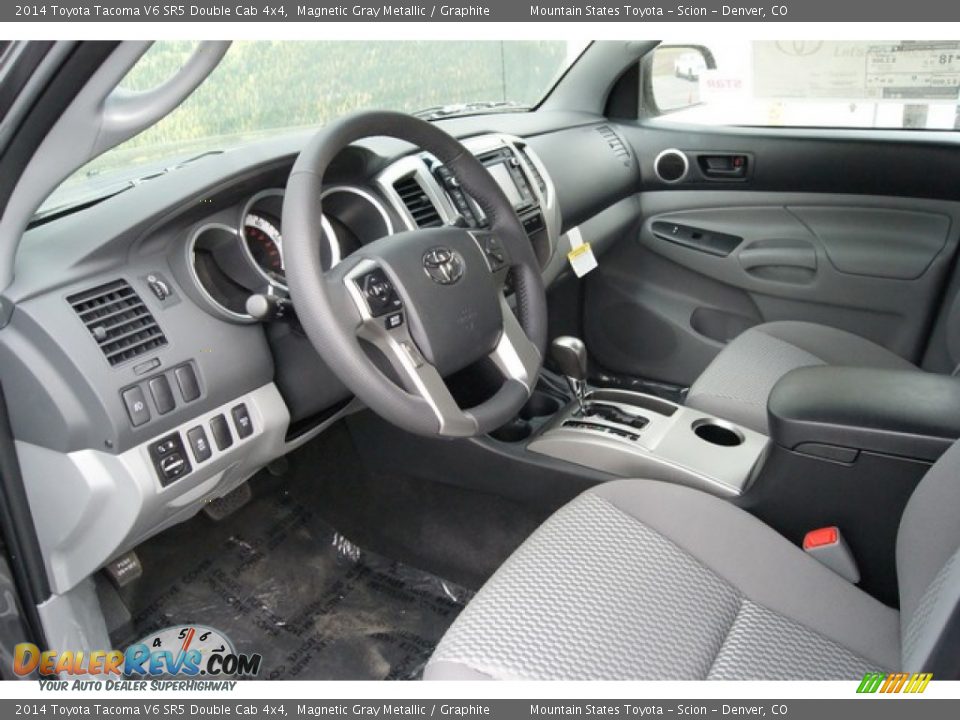 2014 Toyota Tacoma V6 SR5 Double Cab 4x4 Magnetic Gray Metallic / Graphite Photo #5
