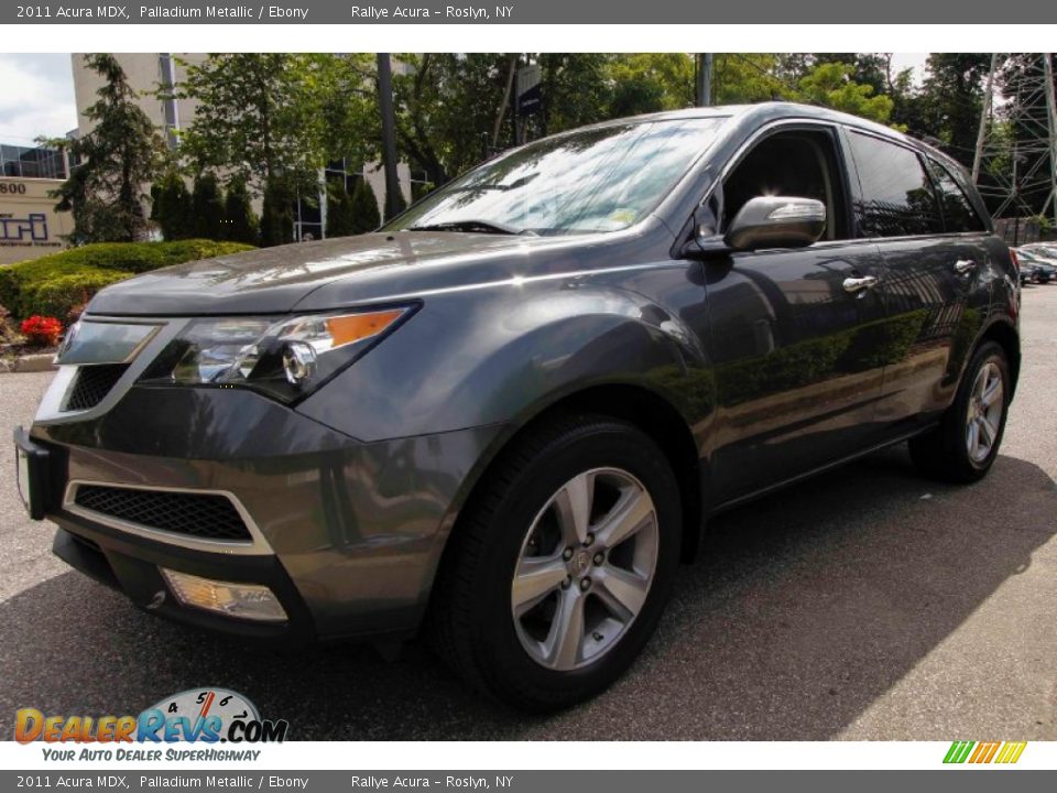 2011 Acura MDX Palladium Metallic / Ebony Photo #7