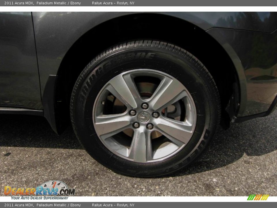 2011 Acura MDX Palladium Metallic / Ebony Photo #8