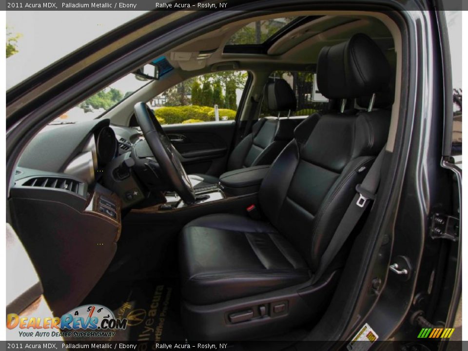 2011 Acura MDX Palladium Metallic / Ebony Photo #10