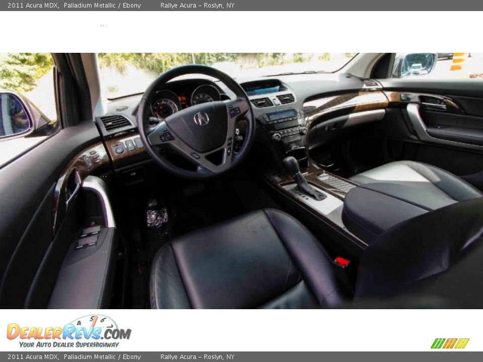 2011 Acura MDX Palladium Metallic / Ebony Photo #11