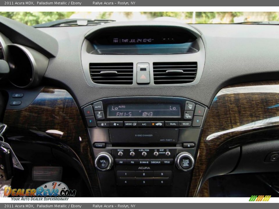 2011 Acura MDX Palladium Metallic / Ebony Photo #16