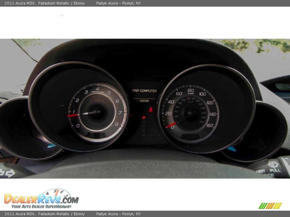 2011 Acura MDX Palladium Metallic / Ebony Photo #18