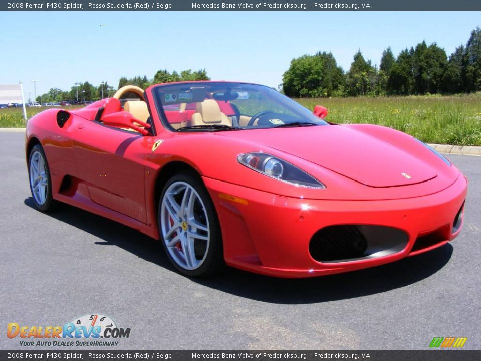 Front 3/4 View of 2008 Ferrari F430 Spider Photo #2