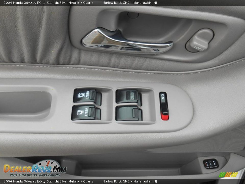 2004 Honda Odyssey EX-L Starlight Silver Metallic / Quartz Photo #11