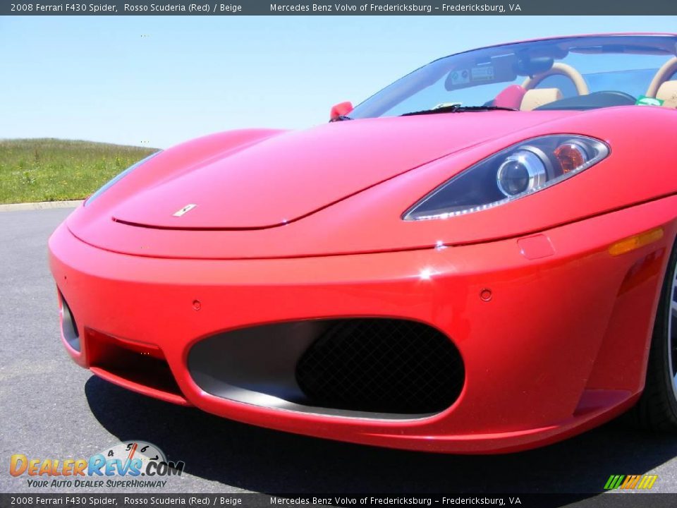 2008 Ferrari F430 Spider Rosso Scuderia (Red) / Beige Photo #17