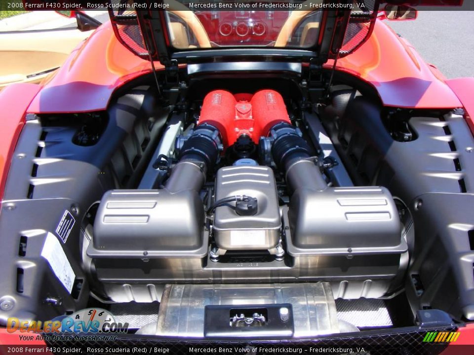 2008 Ferrari F430 Spider 4.3 Liter DOHC 32-Valve VVT V8 Engine Photo #24