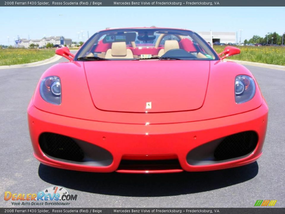 2008 Ferrari F430 Spider Rosso Scuderia (Red) / Beige Photo #26