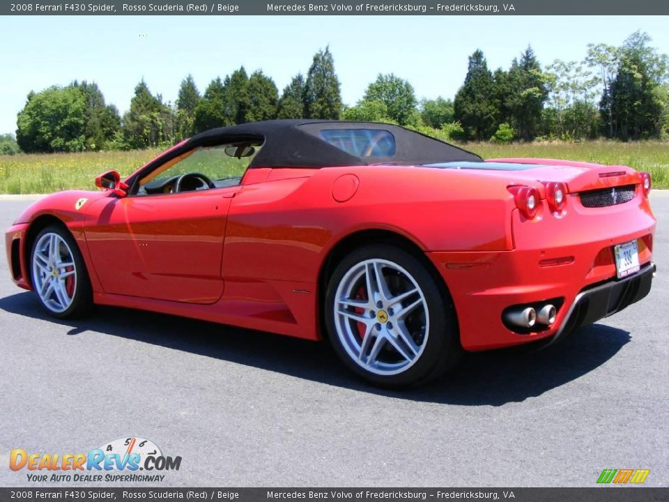 2008 Ferrari F430 Spider Rosso Scuderia (Red) / Beige Photo #27