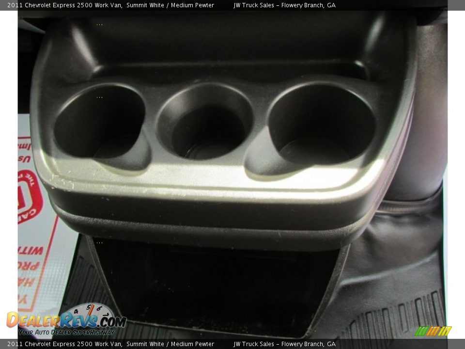 2011 Chevrolet Express 2500 Work Van Summit White / Medium Pewter Photo #25