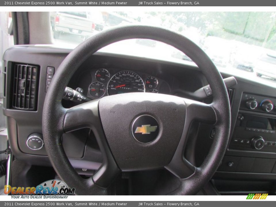 2011 Chevrolet Express 2500 Work Van Summit White / Medium Pewter Photo #26