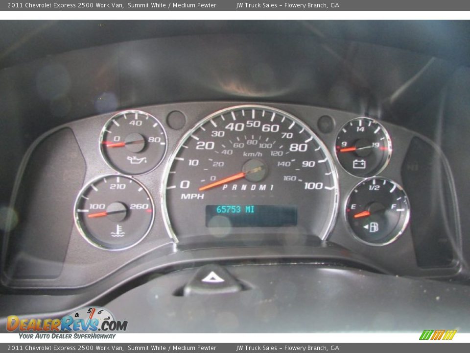 2011 Chevrolet Express 2500 Work Van Summit White / Medium Pewter Photo #27