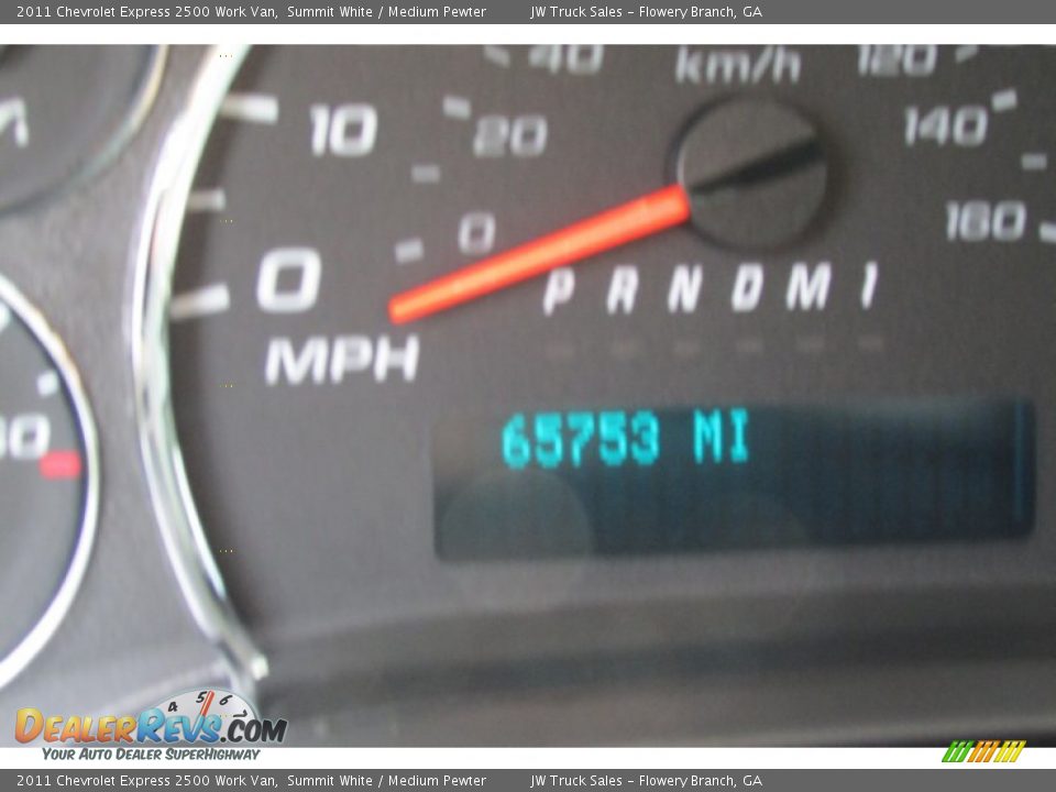 2011 Chevrolet Express 2500 Work Van Summit White / Medium Pewter Photo #28