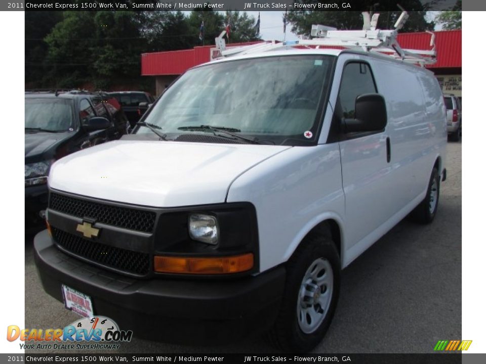 2011 Chevrolet Express 1500 Work Van Summit White / Medium Pewter Photo #1