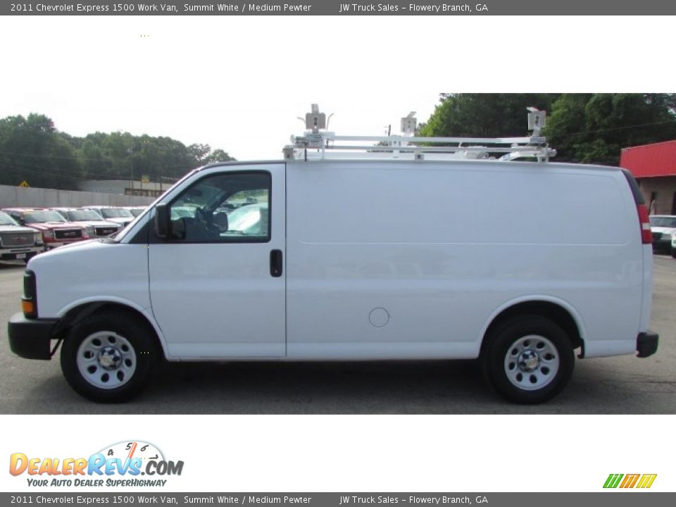 2011 Chevrolet Express 1500 Work Van Summit White / Medium Pewter Photo #4