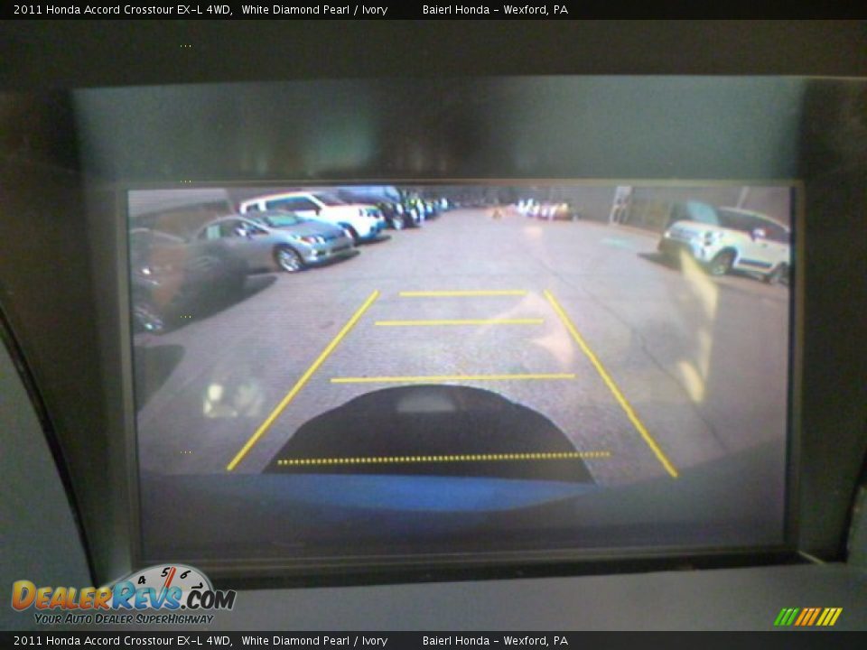 2011 Honda Accord Crosstour EX-L 4WD White Diamond Pearl / Ivory Photo #17