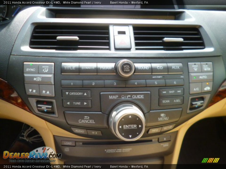 Controls of 2011 Honda Accord Crosstour EX-L 4WD Photo #18