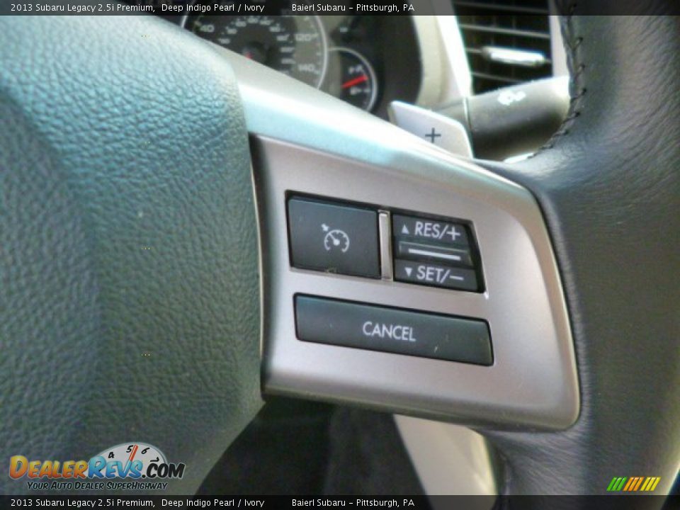 2013 Subaru Legacy 2.5i Premium Deep Indigo Pearl / Ivory Photo #17
