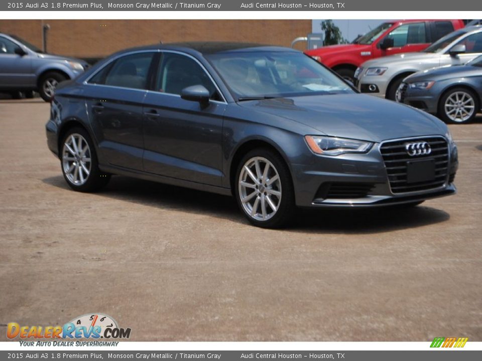 2015 Audi A3 1.8 Premium Plus Monsoon Gray Metallic / Titanium Gray Photo #1