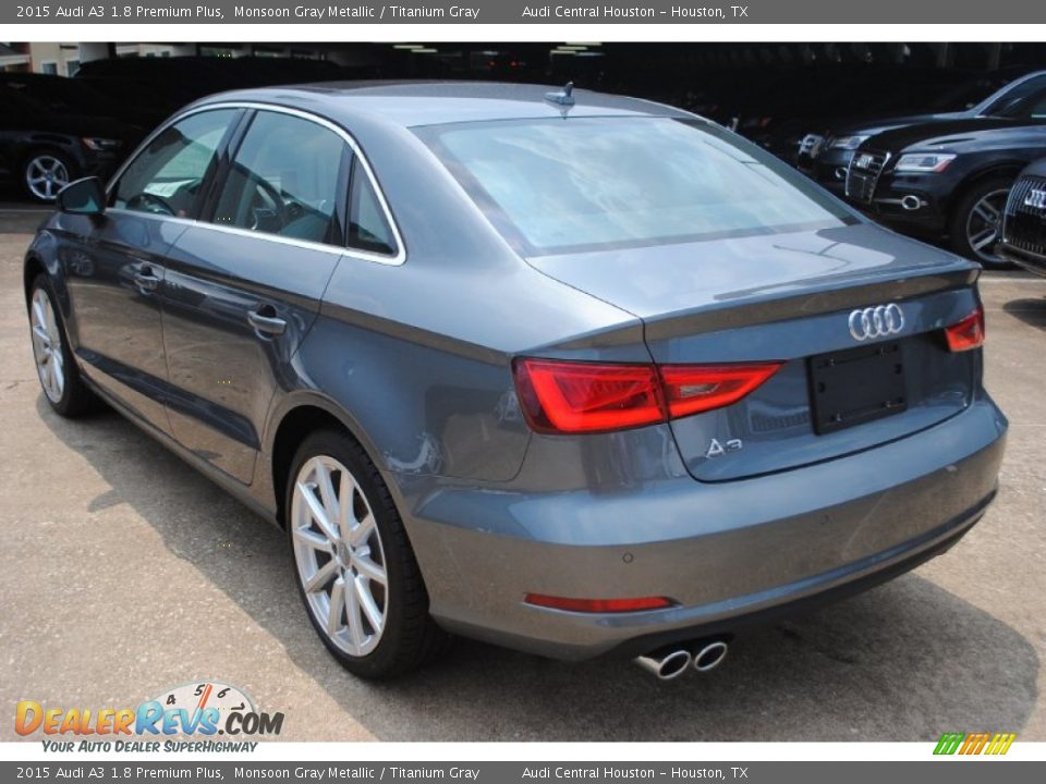 2015 Audi A3 1.8 Premium Plus Monsoon Gray Metallic / Titanium Gray Photo #4