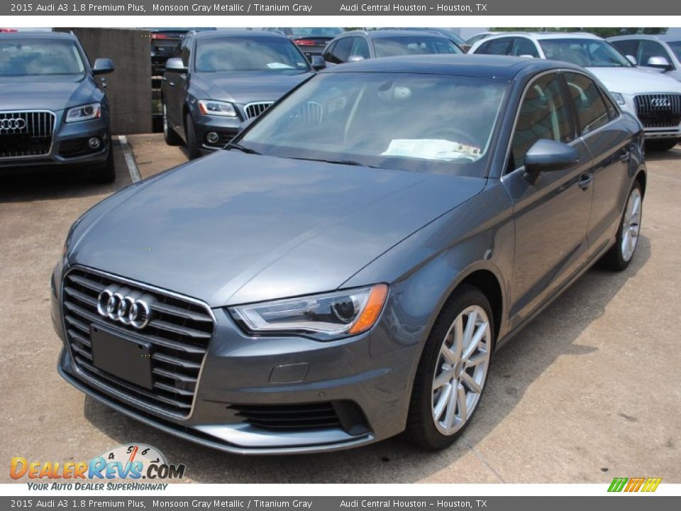 2015 Audi A3 1.8 Premium Plus Monsoon Gray Metallic / Titanium Gray Photo #5