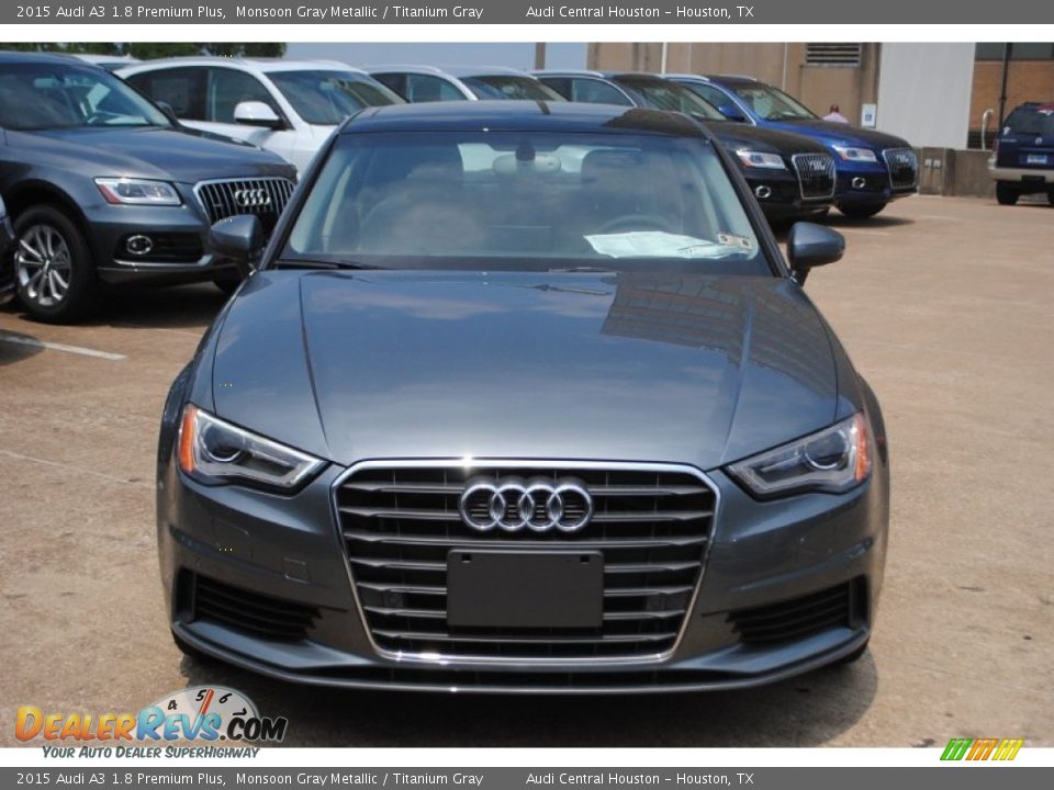 2015 Audi A3 1.8 Premium Plus Monsoon Gray Metallic / Titanium Gray Photo #6