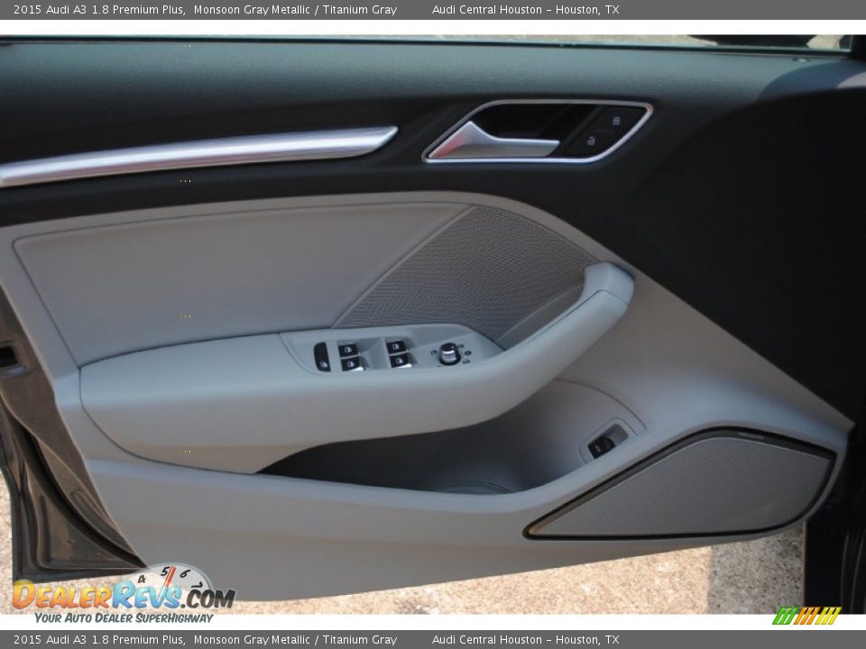 2015 Audi A3 1.8 Premium Plus Monsoon Gray Metallic / Titanium Gray Photo #8