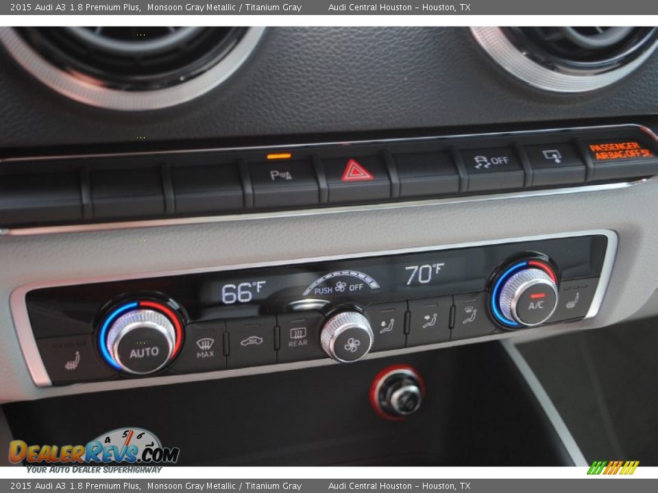2015 Audi A3 1.8 Premium Plus Monsoon Gray Metallic / Titanium Gray Photo #22