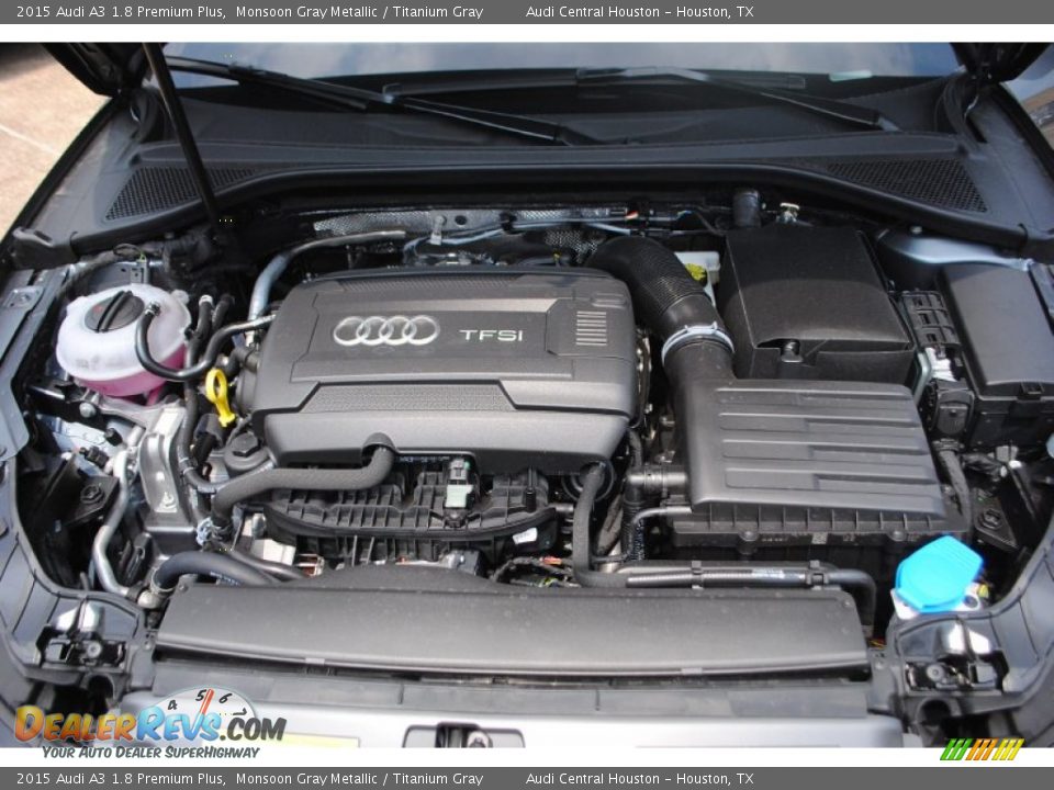 2015 Audi A3 1.8 Premium Plus Monsoon Gray Metallic / Titanium Gray Photo #28