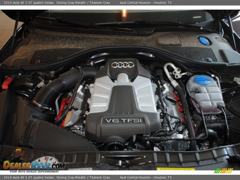 2014 Audi A6 3.0T quattro Sedan Oolong Gray Metallic / Titanium Gray Photo #28