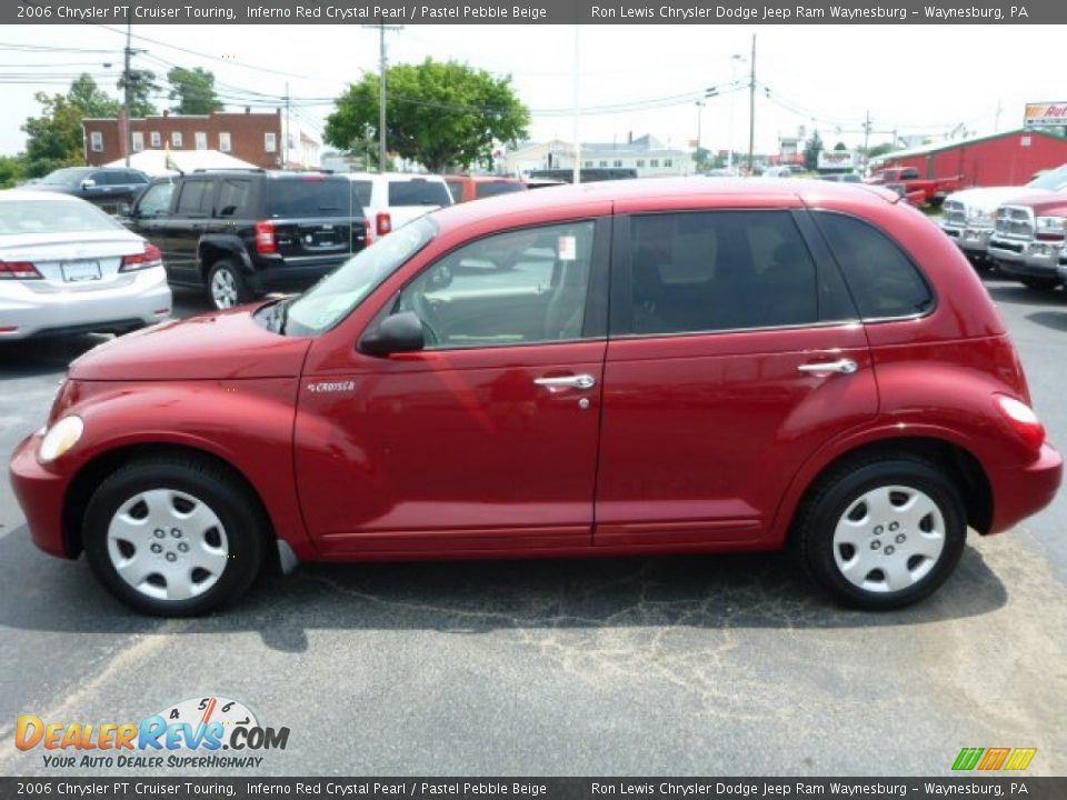 2006 Chrysler PT Cruiser Touring Inferno Red Crystal Pearl / Pastel Pebble Beige Photo #2