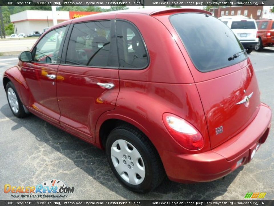 2006 Chrysler PT Cruiser Touring Inferno Red Crystal Pearl / Pastel Pebble Beige Photo #3