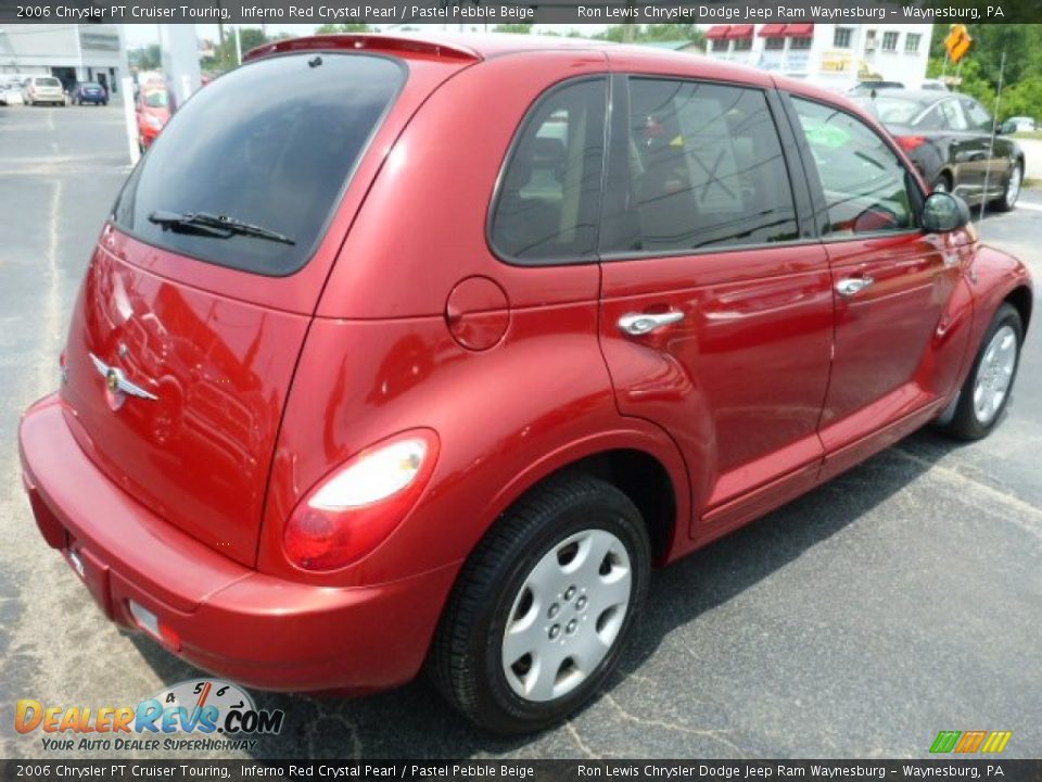 2006 Chrysler PT Cruiser Touring Inferno Red Crystal Pearl / Pastel Pebble Beige Photo #5