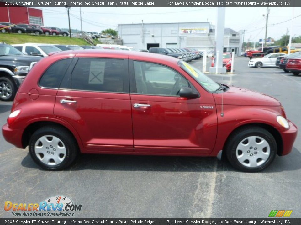 2006 Chrysler PT Cruiser Touring Inferno Red Crystal Pearl / Pastel Pebble Beige Photo #6