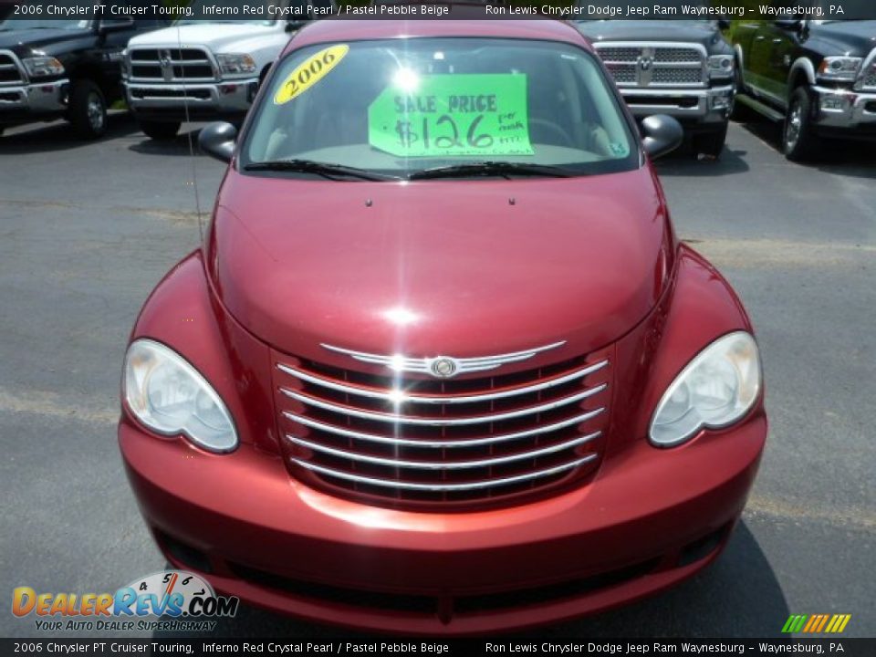 2006 Chrysler PT Cruiser Touring Inferno Red Crystal Pearl / Pastel Pebble Beige Photo #8