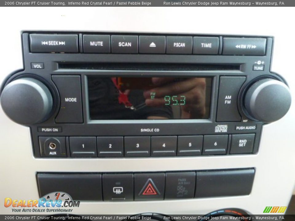 2006 Chrysler PT Cruiser Touring Inferno Red Crystal Pearl / Pastel Pebble Beige Photo #15