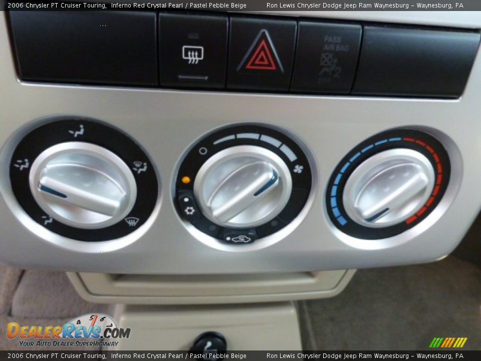 2006 Chrysler PT Cruiser Touring Inferno Red Crystal Pearl / Pastel Pebble Beige Photo #16